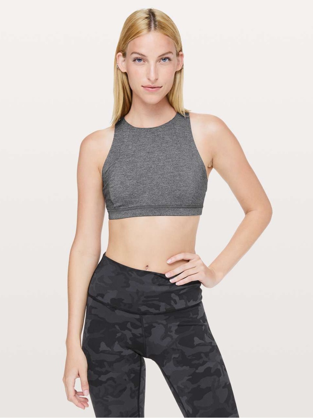 Lululemon Free To Be Serene Bra *High Neck
Heathered Black size 10